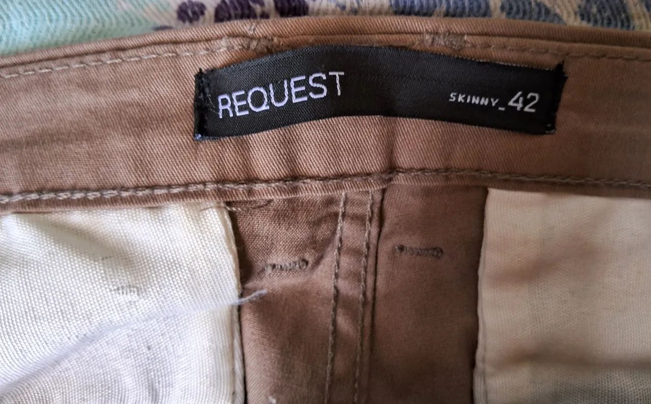 Calça Skinny Marrom Request - Foto 2