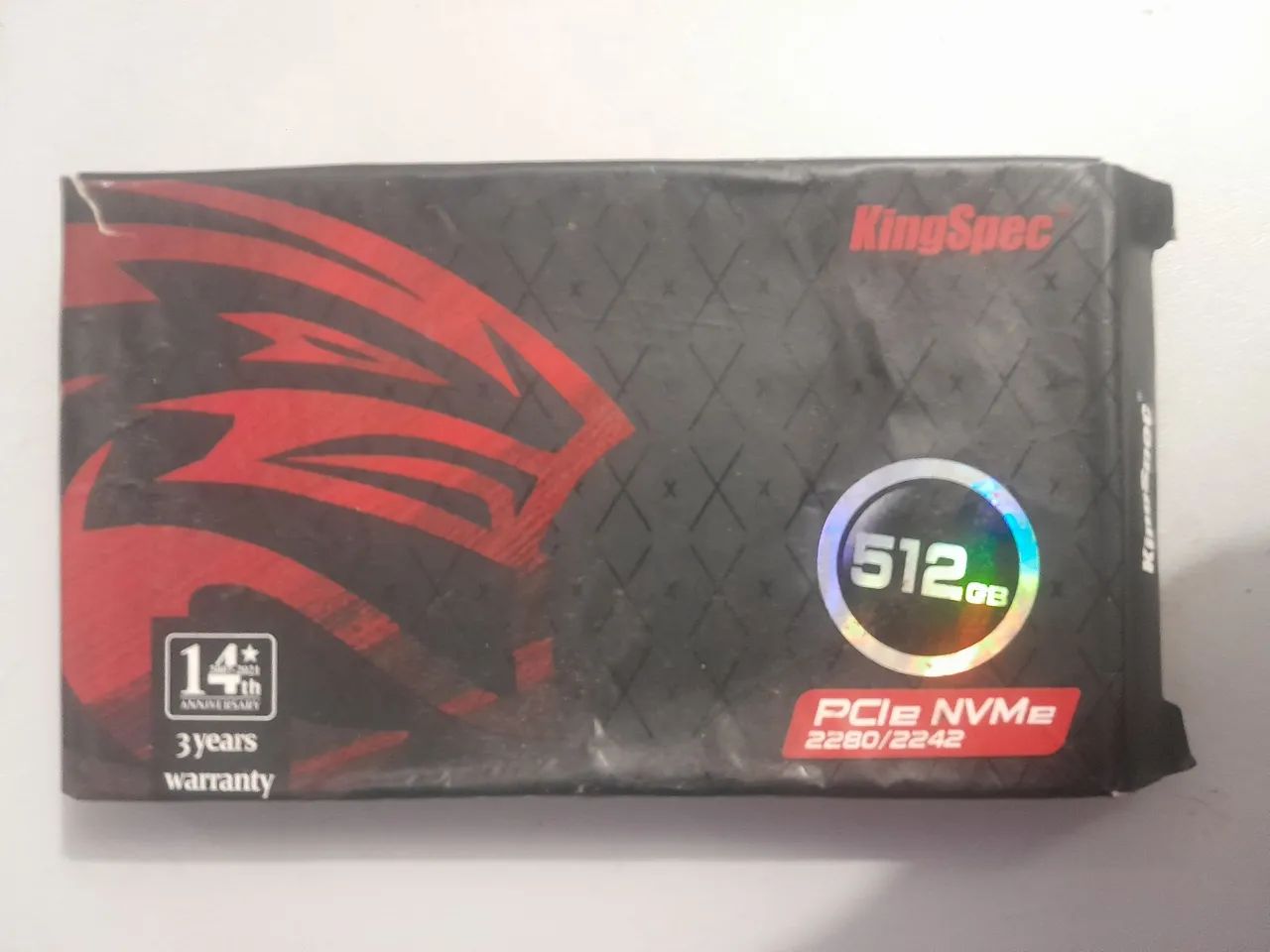 SSD NVMe KingSpec 512GB PCIe