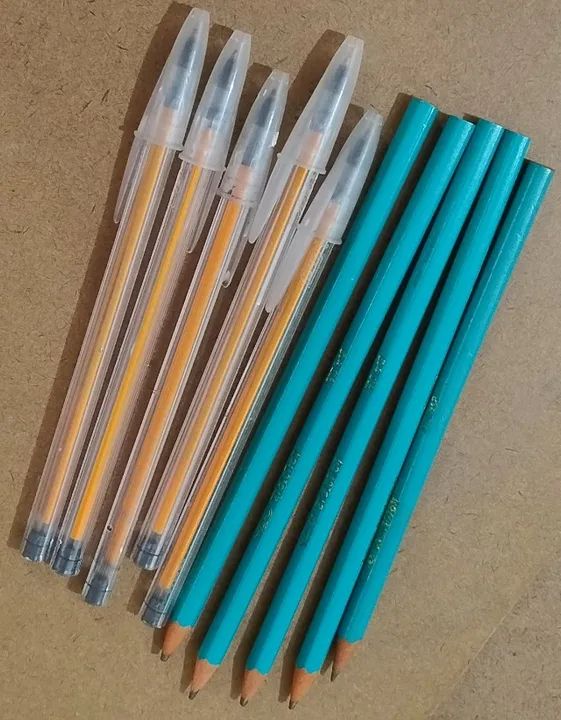 Kit dez canetas e lápis 