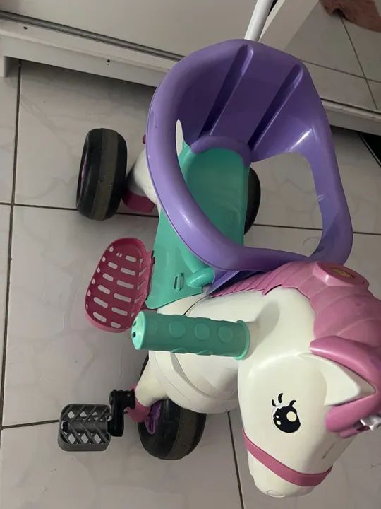 Triciclo unicórnio calesita  - Foto 2