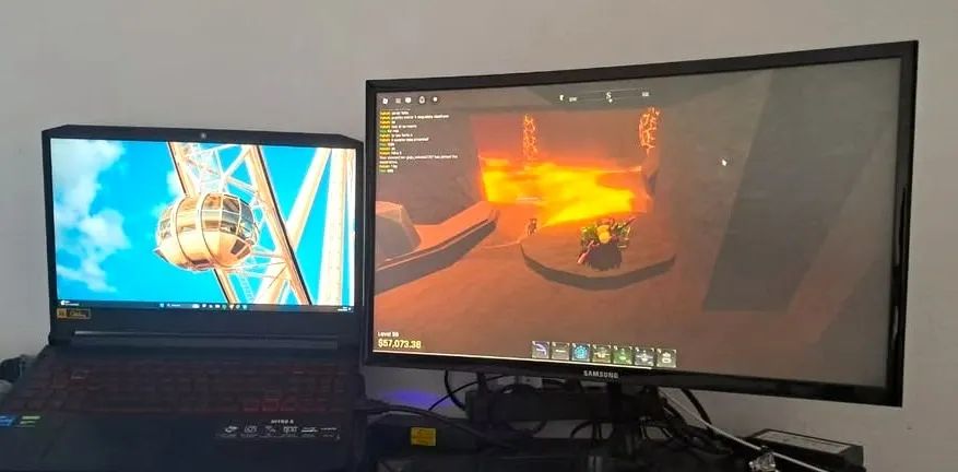 Monitor Curvo Samsung Odyssey 24", FHD, 144Hz, HDMI, DP, Freesync - Foto 6