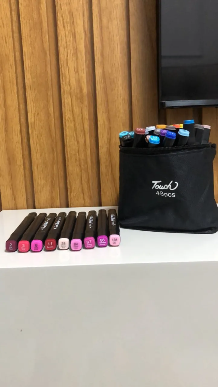 Marcadores Touch 48 Cores - Papelaria