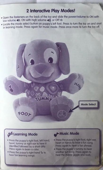 Cachorrinho Fisher Price em INGLÊS - Aprender e Brincar - Foto 4