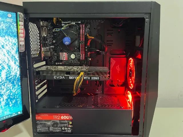 PC Gamer (completo!) I5 9400F, RTX 2060, 16GB, Monitor 24 IPS, SSD.... - Foto 2