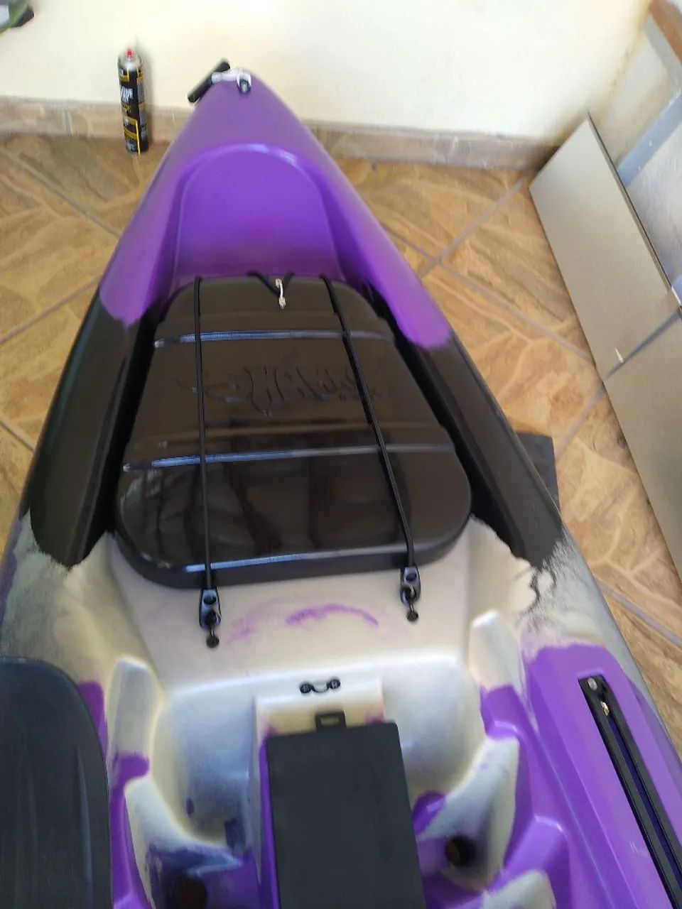 Caiaque Shark Nature Roxo ( troco caiaque pedal) - Foto 5