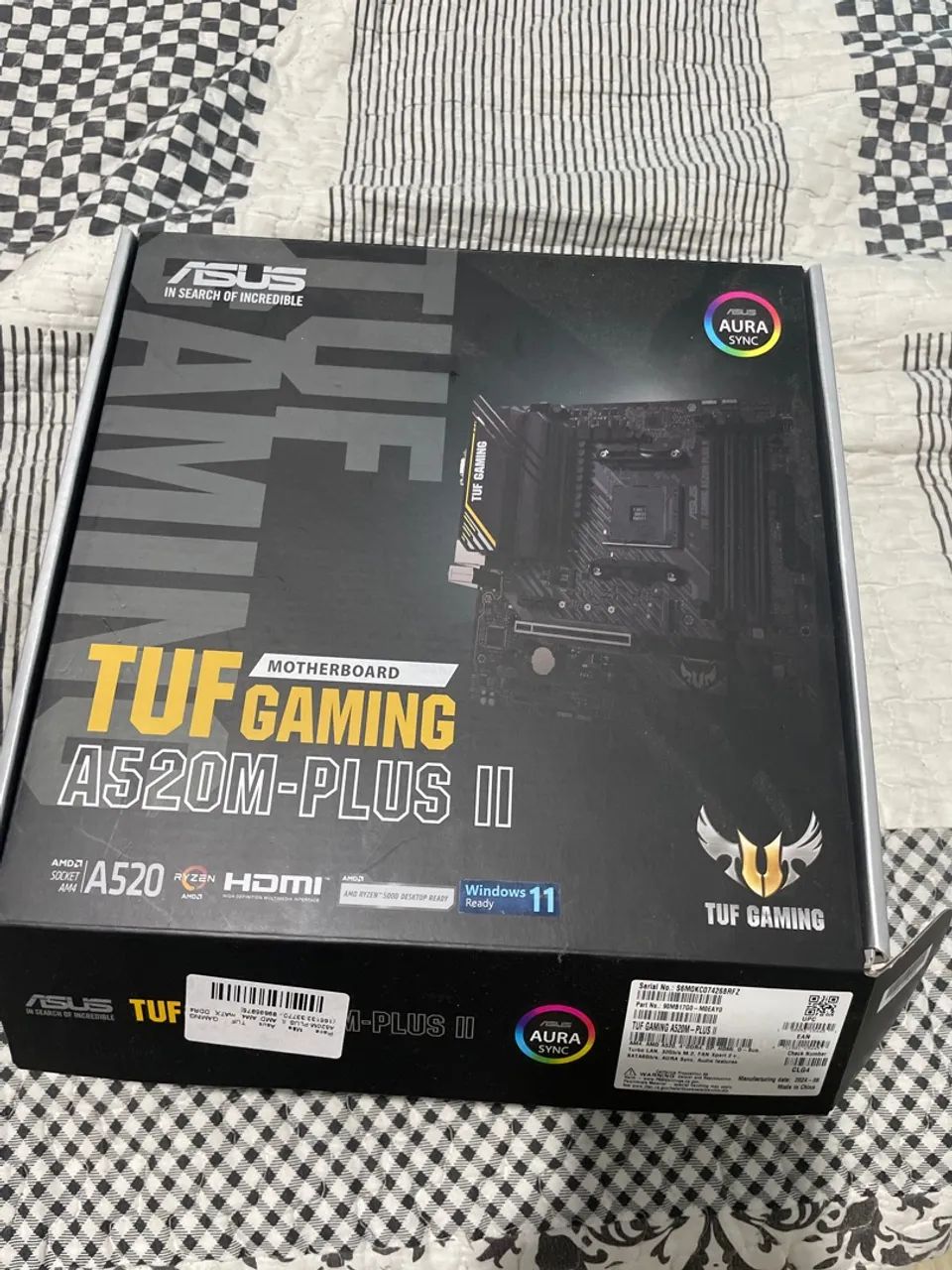 Placa-Mãe ASUS TUF GAMING A520M-PLUS II