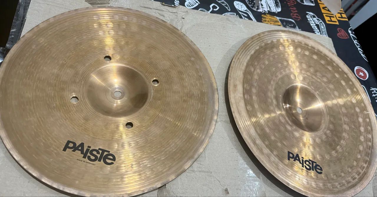 Vendo prato de bateria Hi Hat  PAISTE 502 - Foto 4