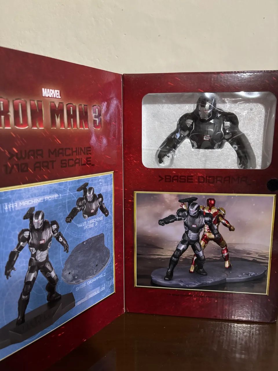 Estátua War Machine (Máquina de Combate) - Iron Studios Art Scale 1/10 - Com Caixa