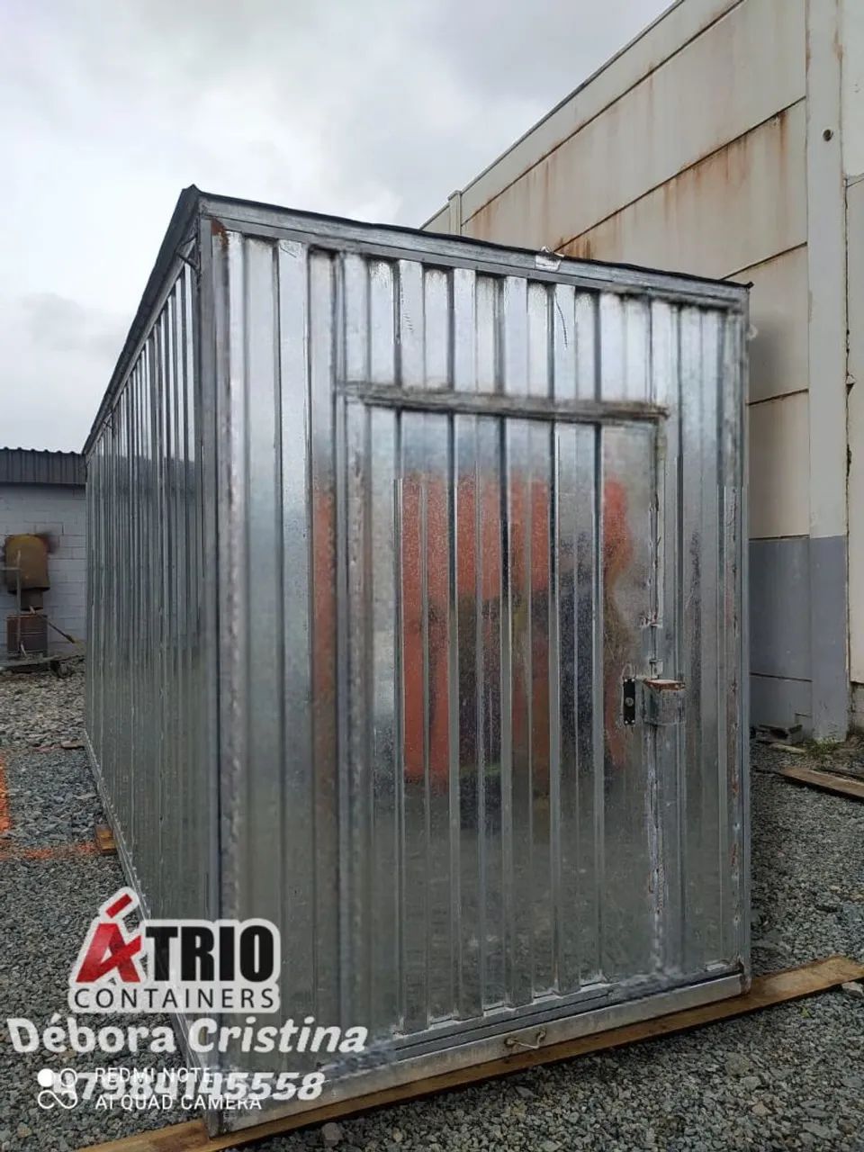 Container 100% aço galvanizado totalmente desmontável  - Foto 3