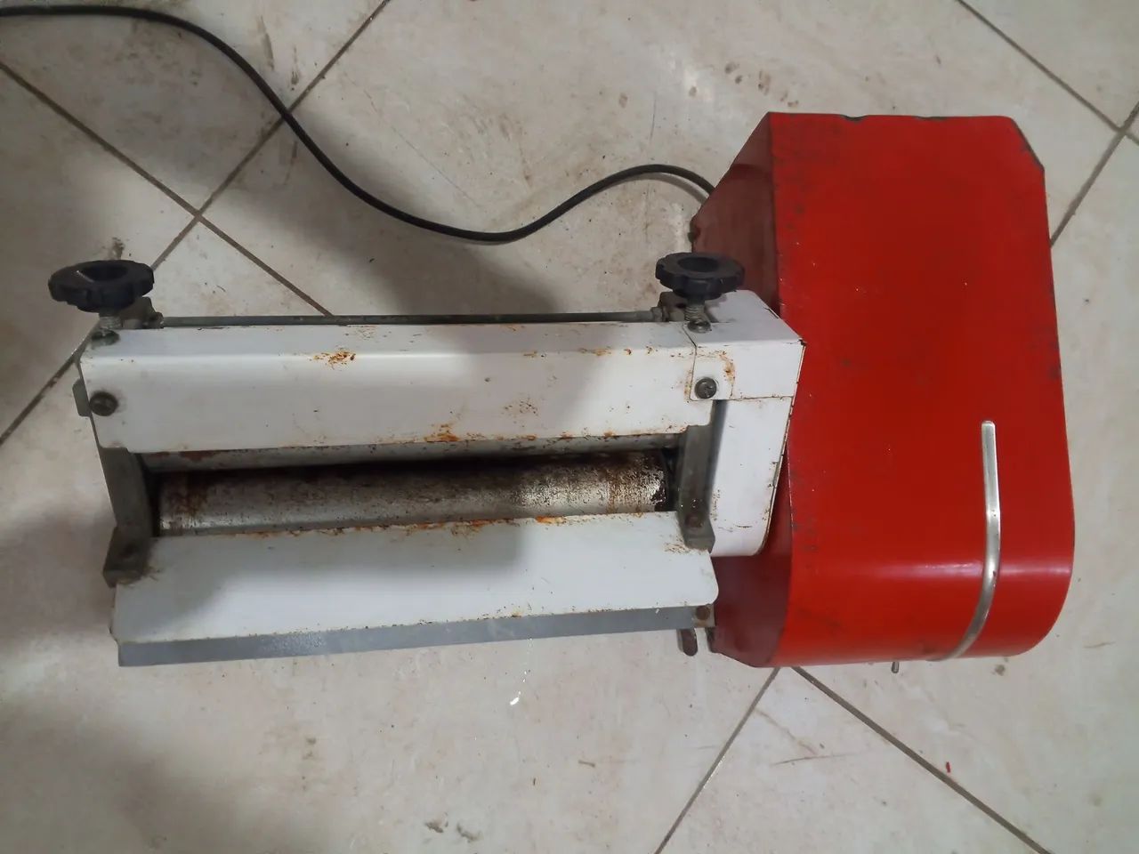 Cilindro rolo mecânico com motor para massas - Foto 4