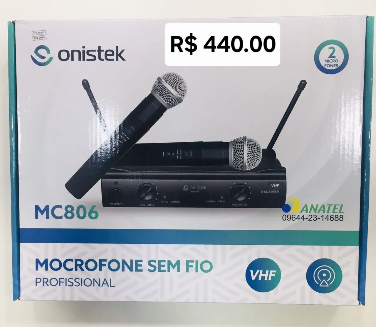 Microfones sem Fio onistek MC806