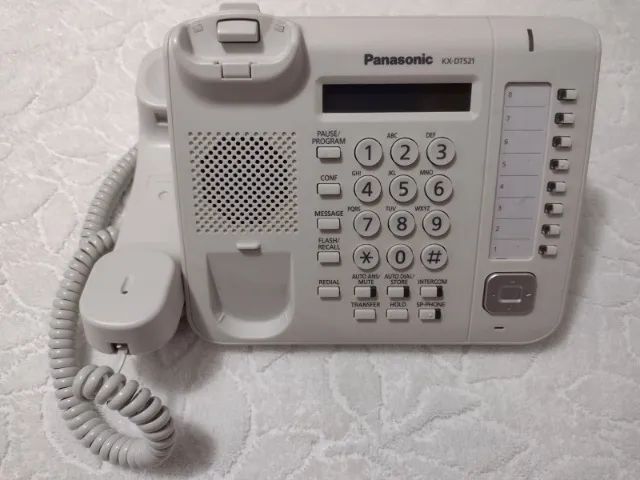 Telefone Panasonic Modelo Kx-dt521 Teclas Programáveis - ( Usado ) - Foto 4