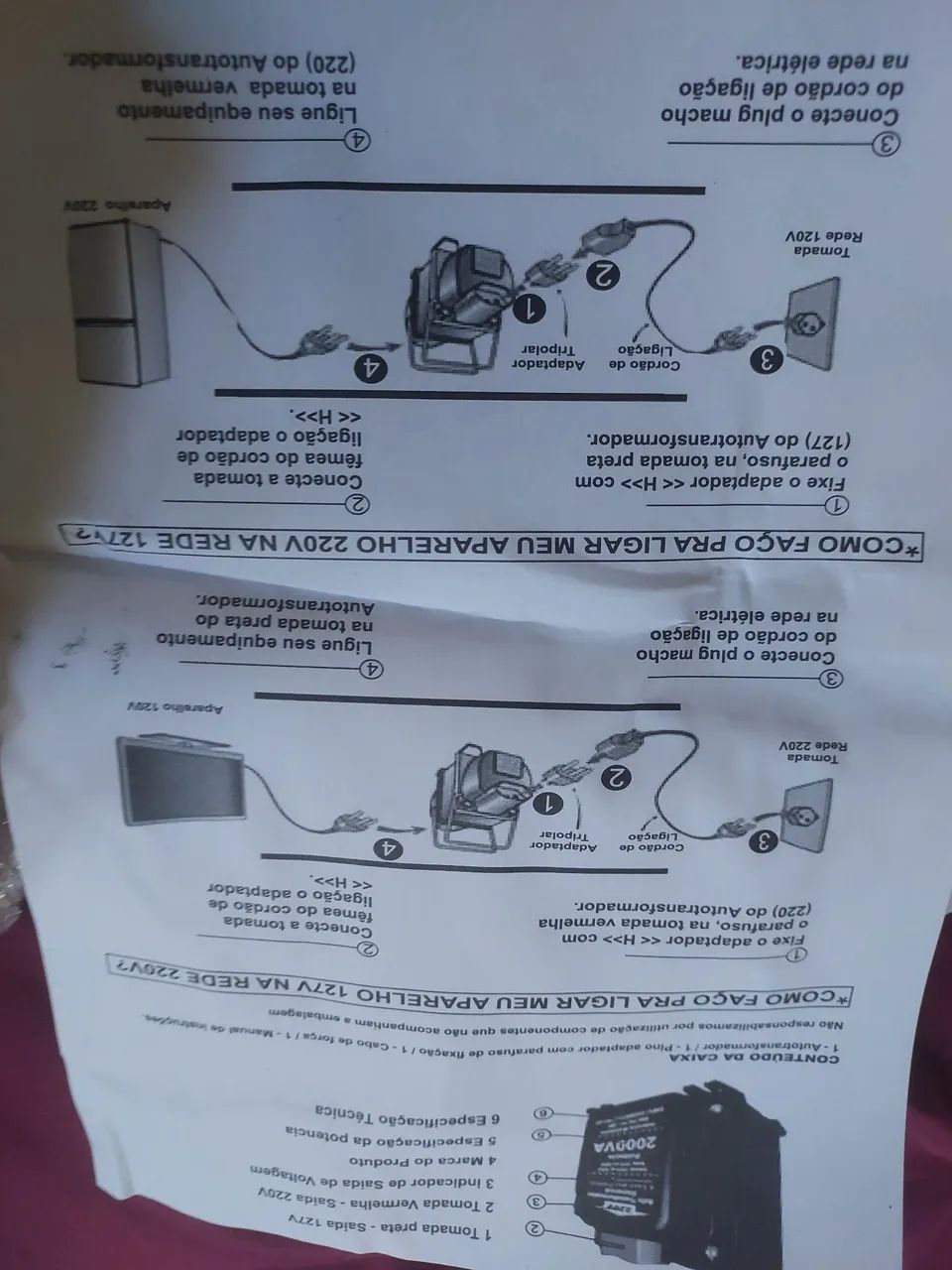 Transformador 5000va novo - Foto 4