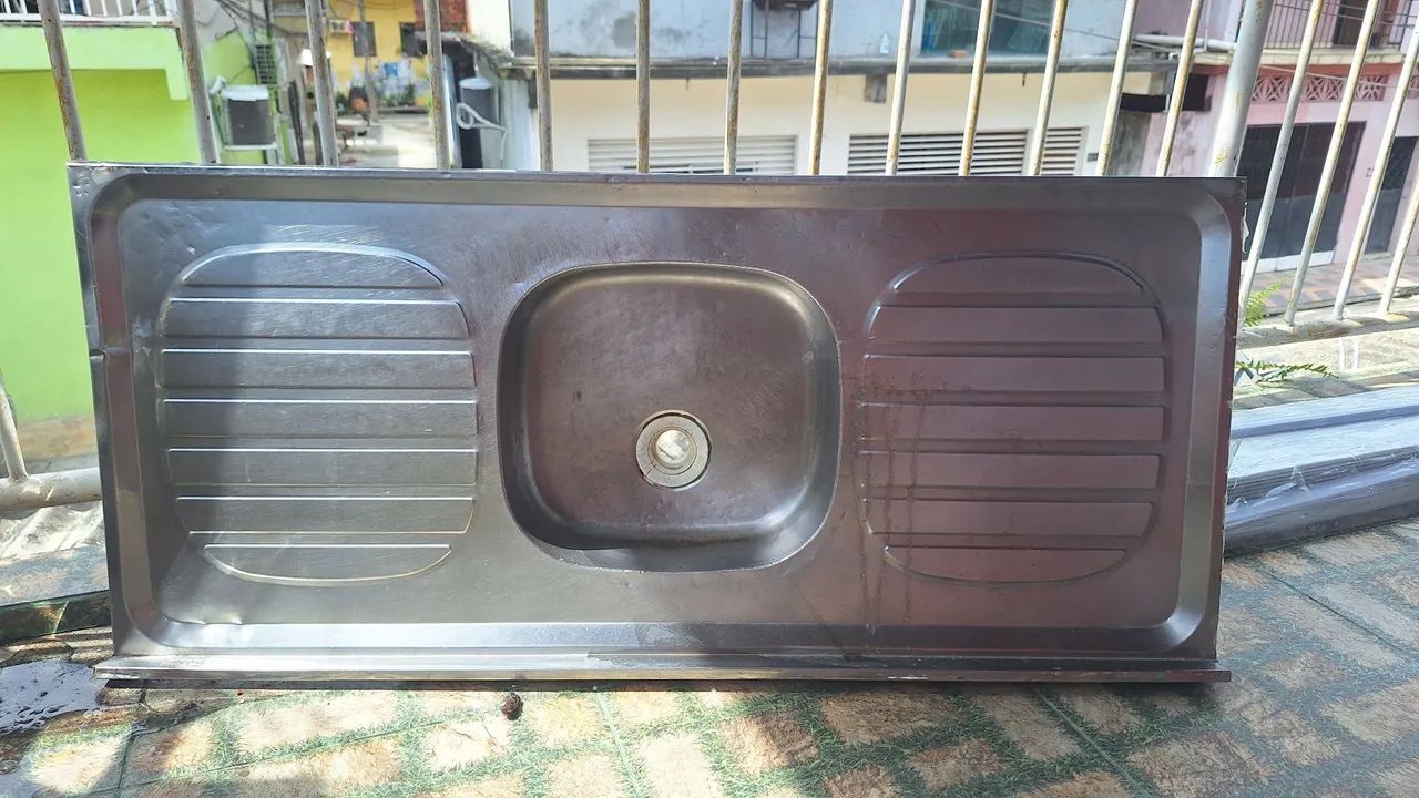 Pia inox usada 64305473981186121