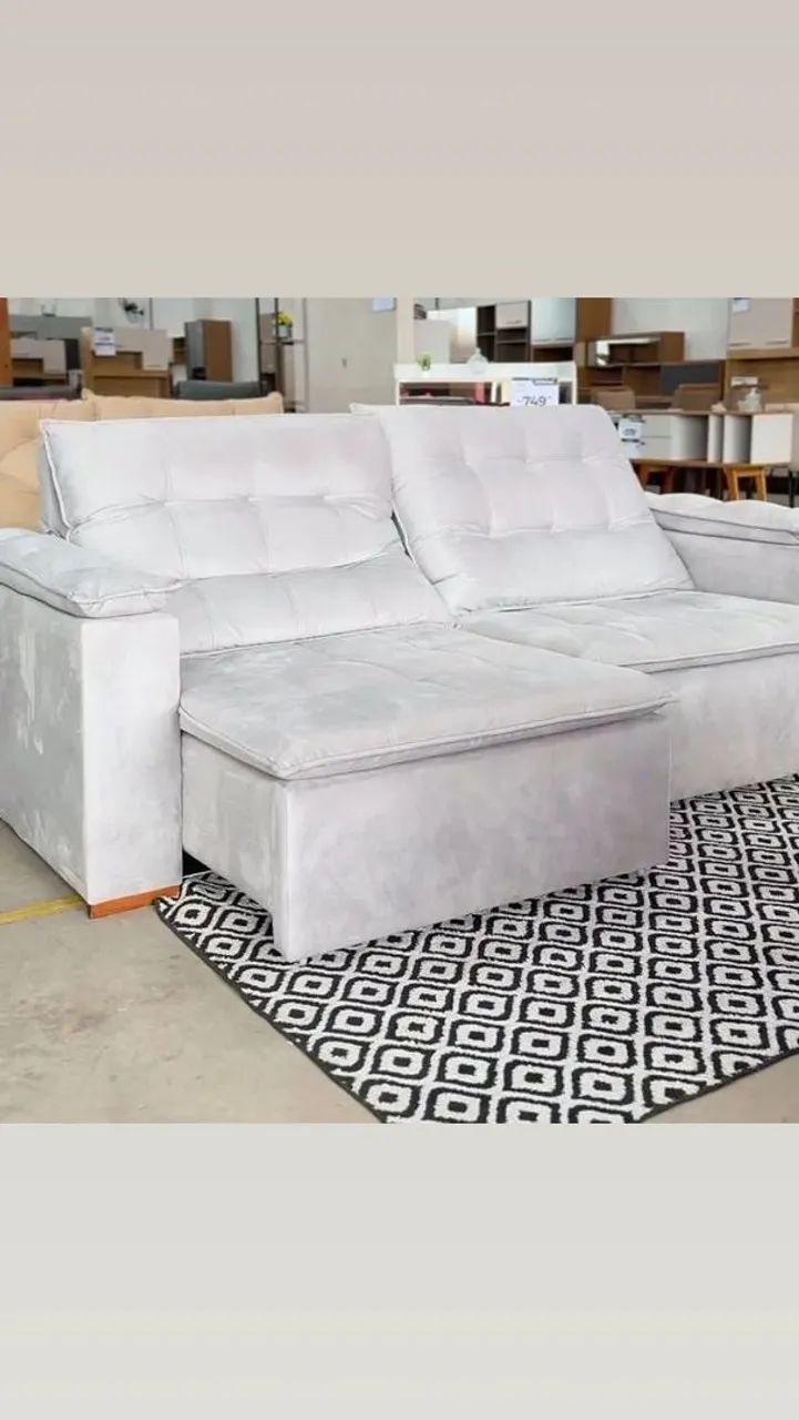 Sofá Retrátil e reclinavel 2.20Conforto e Estilo para sua Sala!