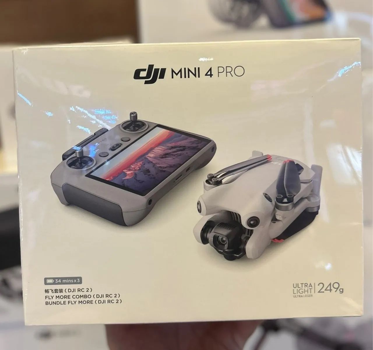 DJI Mini 4 Pro - Fly More Combo NOVO/LACRADO