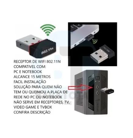 Adaptador Wifi Nano Receptor 2.4g - Foto 4