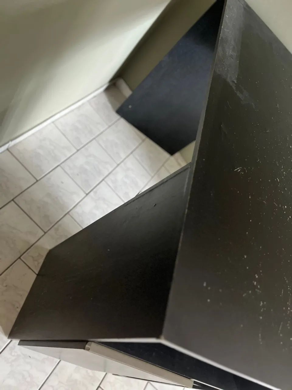 Bancada Balcão/mesa de Cozinha com Adega e 1 Porta Multimóveis Mp2144 Preto Preto - Foto 4