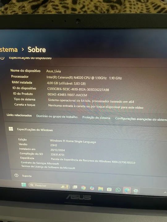 Notebook asus novo na caixa - Foto 3