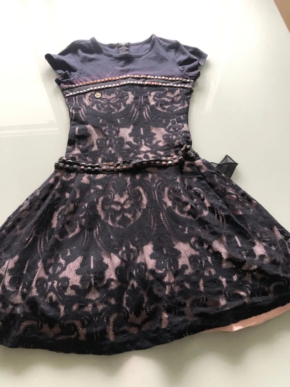 Vestido AnjoD?Agua tamanho 14 anos  - Foto 3
