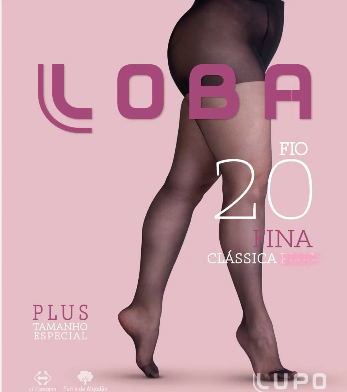 Meias Fina Clássica 20 - Tamanho P e M