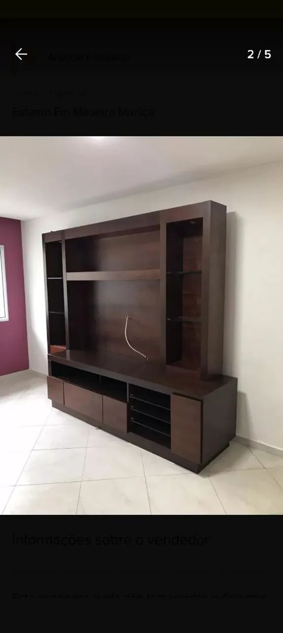 Rack para TV,  bastante espaço  e compartimento   - Foto 4
