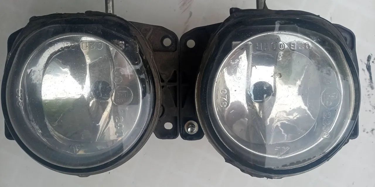 Par farol de Milha Original Fiat lente de vidro - Foto 3