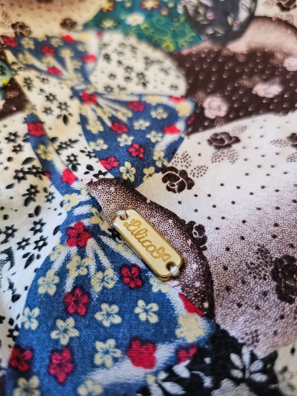 Vestido Infantil Estampado Floral e Laços - Foto 6