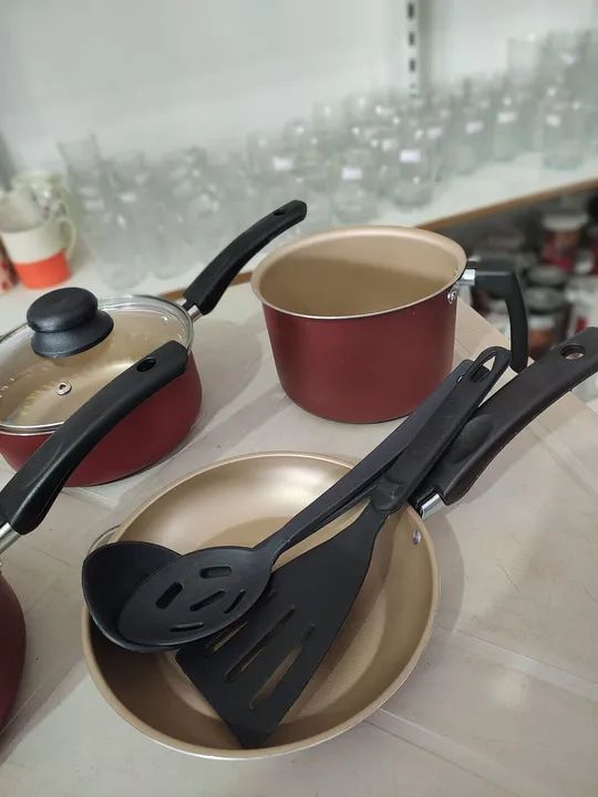 Jogo de Panelas Antiaderente 8 Peças (Pronta Entrega) - Foto 5