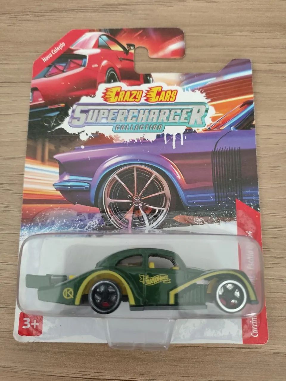 Pack 4 Carros Crazy Cara Supercharger Metal 1:64 - Brinquedos e