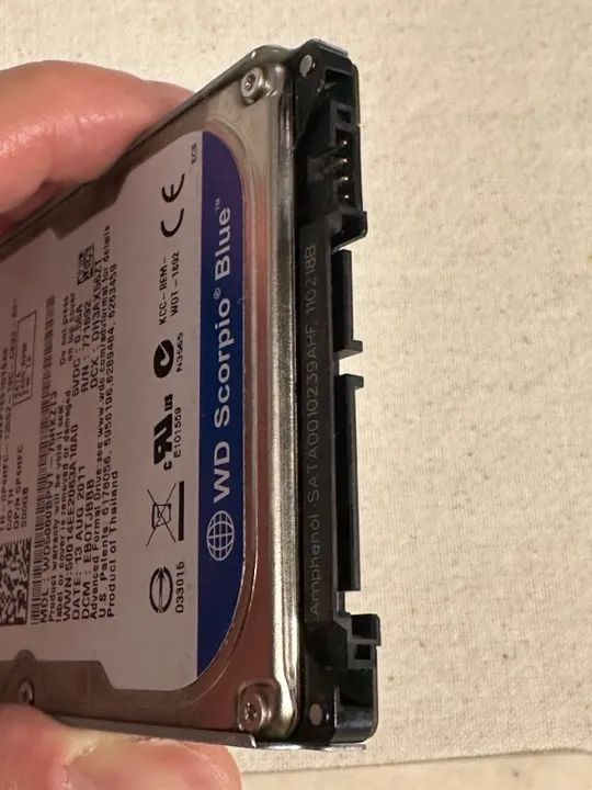 HD de Notebook 500GB Marca WD - Foto 2