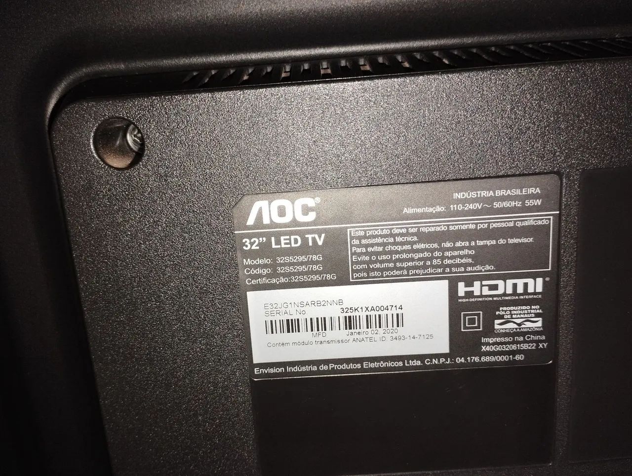 TV AOC 32 polegadas LED - Foto 3