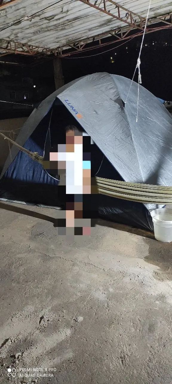 Barraca de acampamento camping luna 7 