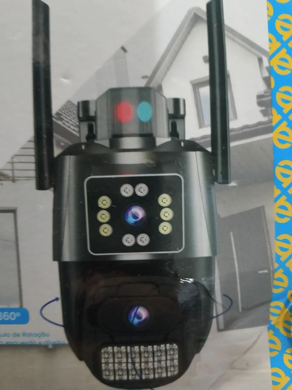 Câmera de Segurança Externa 360° WiFi