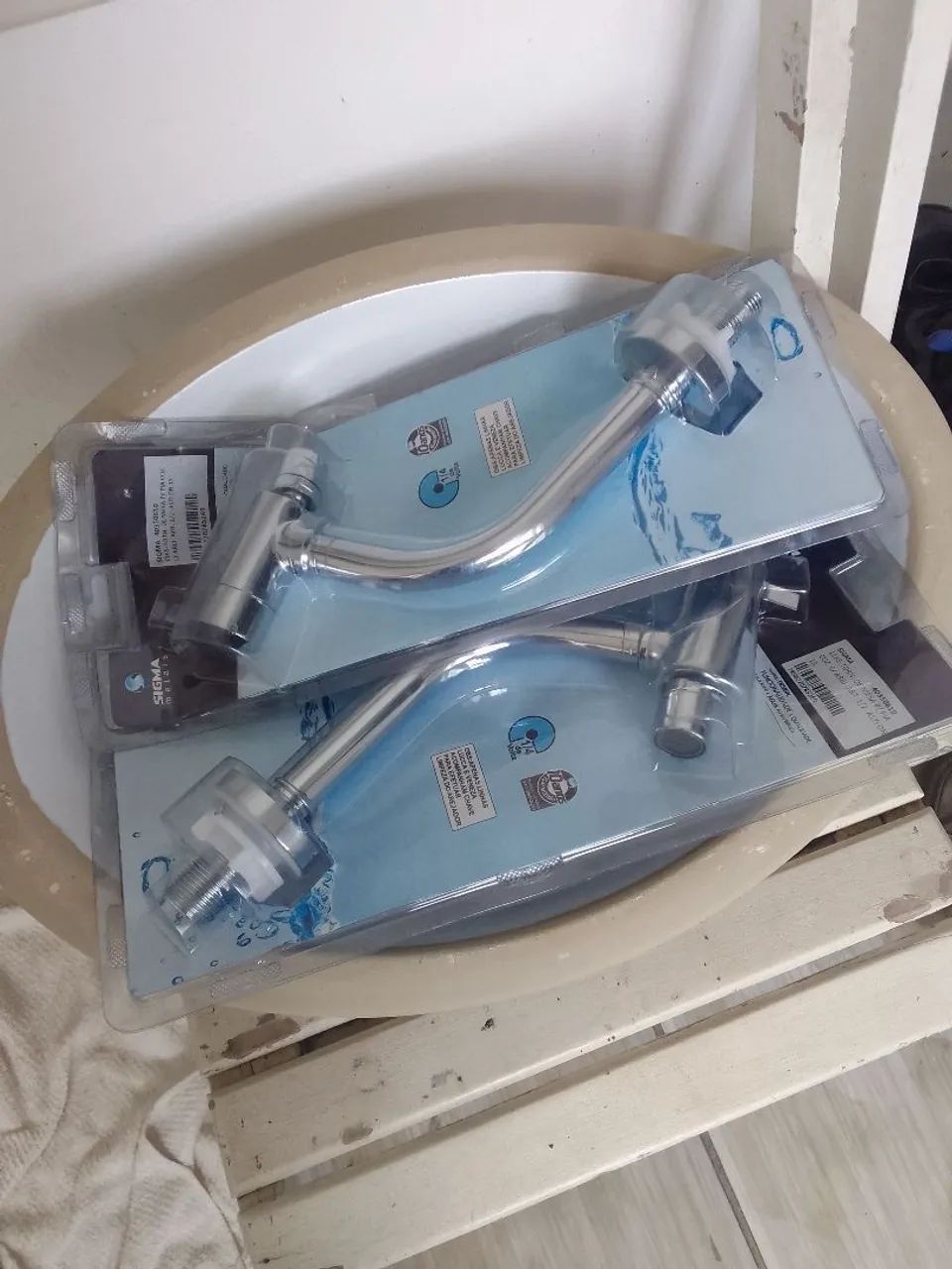 Conjunto de Torneiras Cromadas para Banheiro - Foto 2