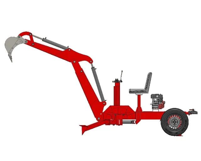 Projeto Mini Escavadeira Rebocável - Foto 3