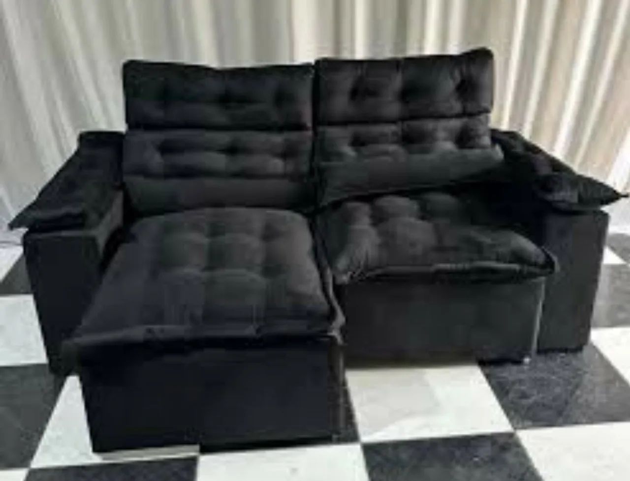 Sofá Retrátil e Reclinável Atlas 2m - Pronta Entrega! - Foto 3
