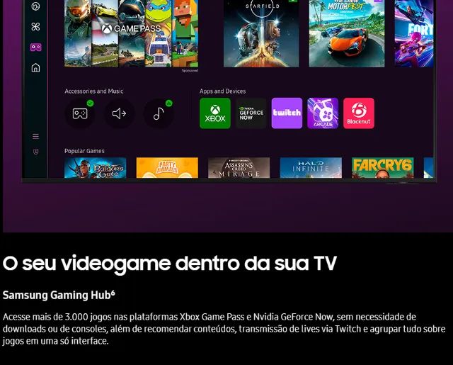 Smart tv QLED 65 Samsung Lacrada 1 ano garantia - Foto 3