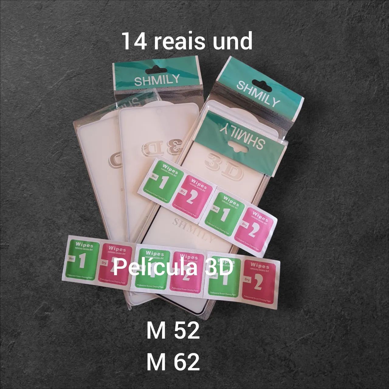 Película 3D pra celular M62