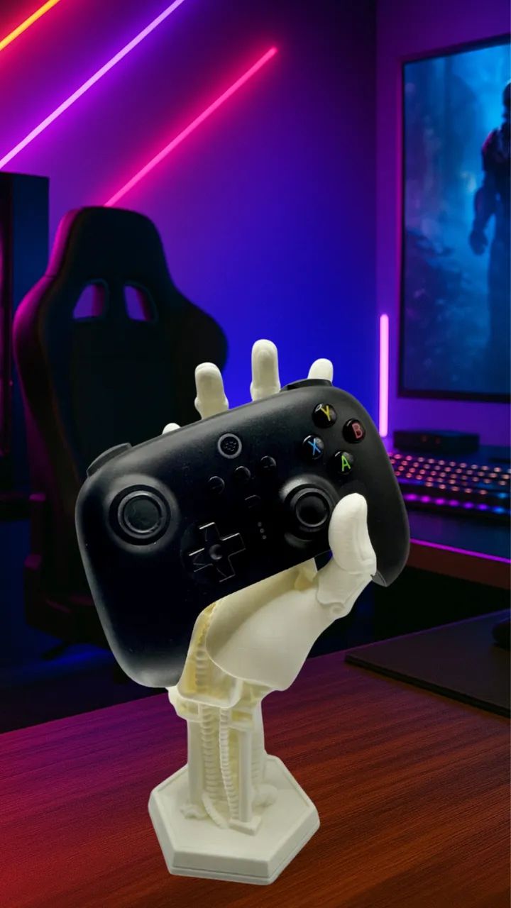 Suporte para Controle de video game Universal Mão ROBÓTICA- Ps4 Ps5 Xbox - Foto 2