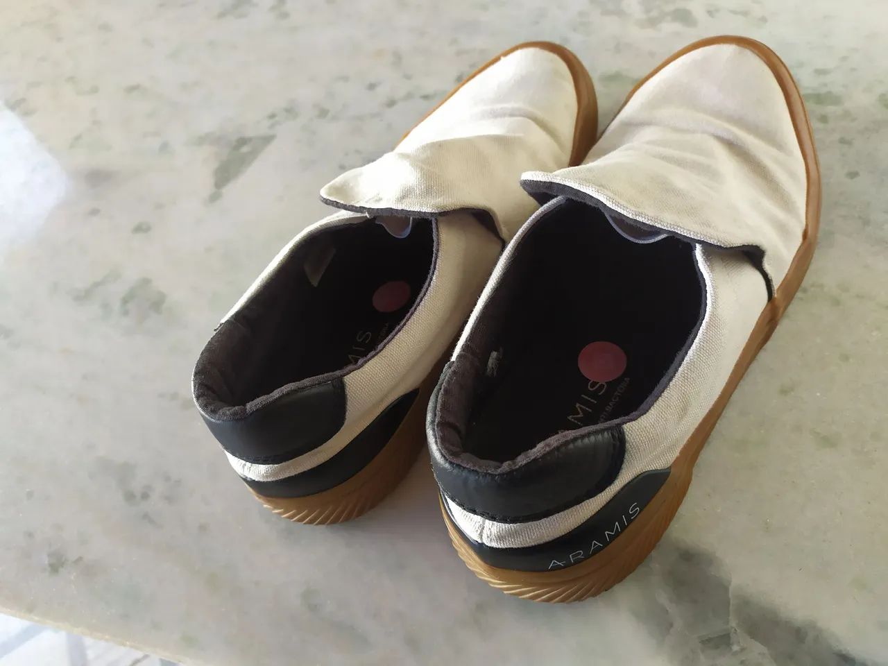 Tênis Slip On Aramis Bege - Foto 3