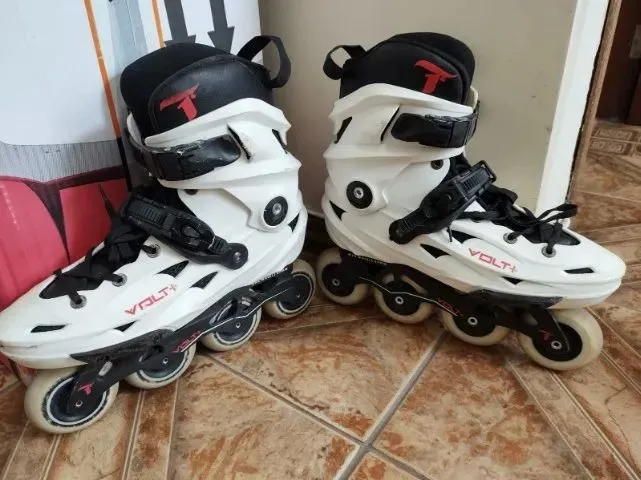 Patins Volt + 2.0 Branco - 80mm ABEC-9