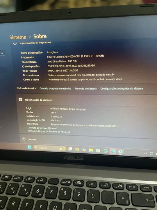 Notebook asus novo na caixa - Foto 4