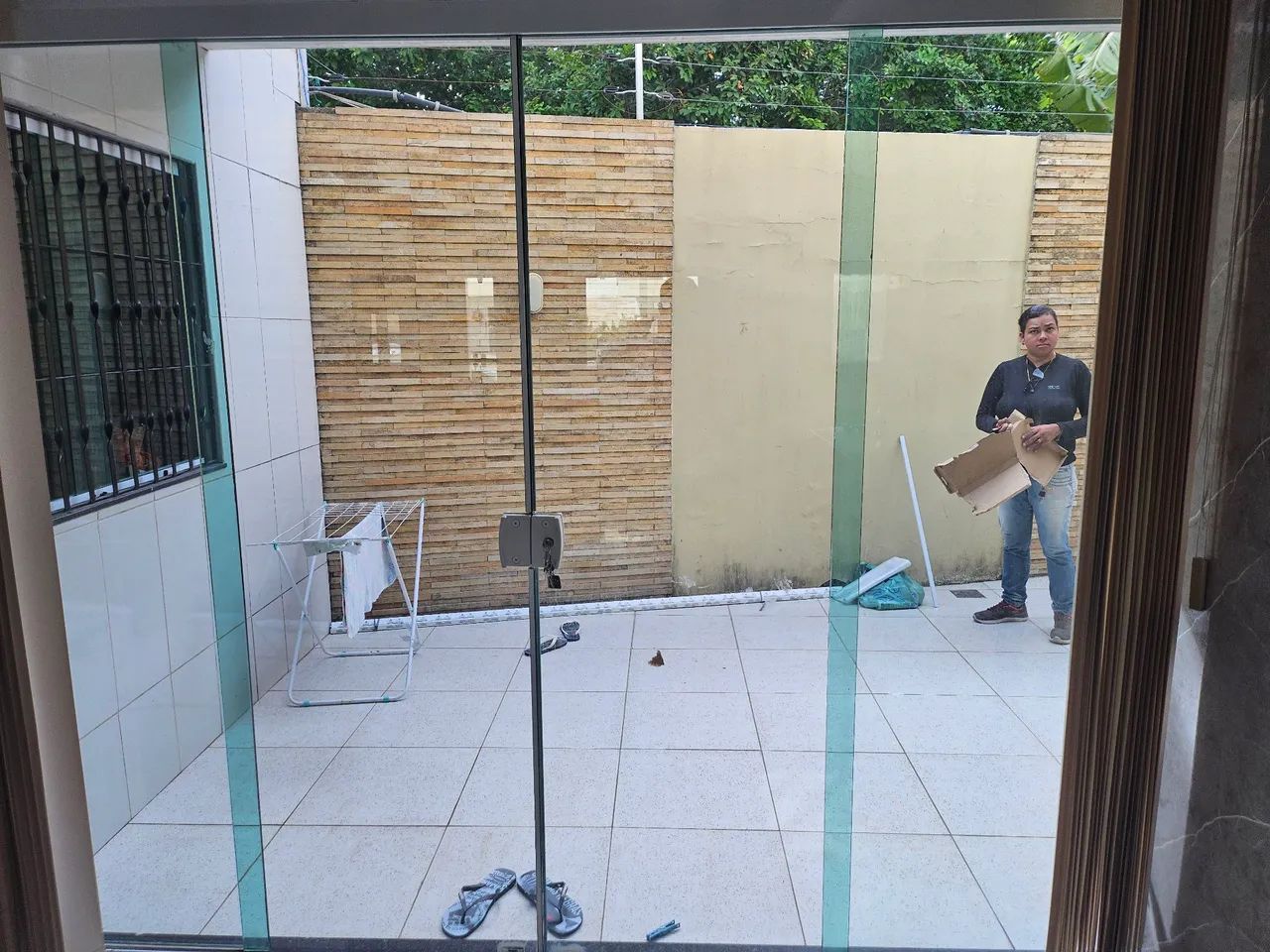 Porta de vidro 4 folhas só 1000,00 - Foto 4