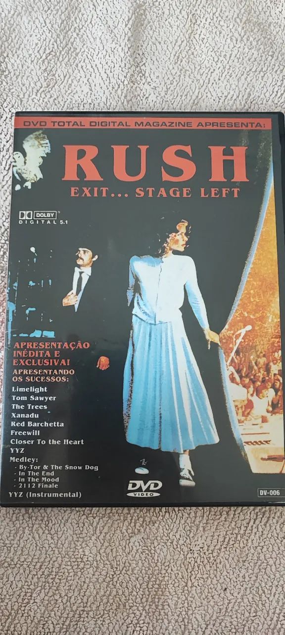 DVD Rush - Exit... Stage Left457381173097943040