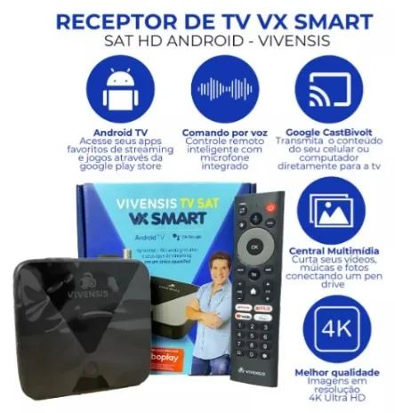 Receptor Vivensis 4K Sitema Android - Foto 2