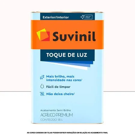 TINTA ACRÍLICA SEMI BRILHO BRANCO NEVE 18L SUVINIL