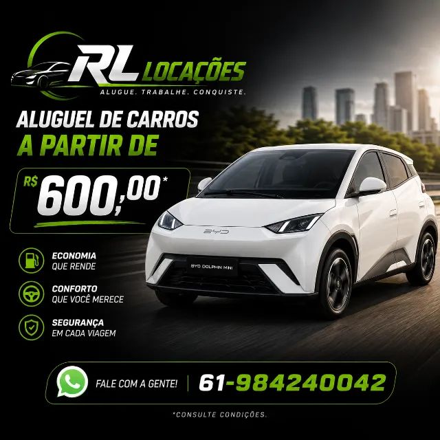 ALUGUEL DE CARRO - MENSAL