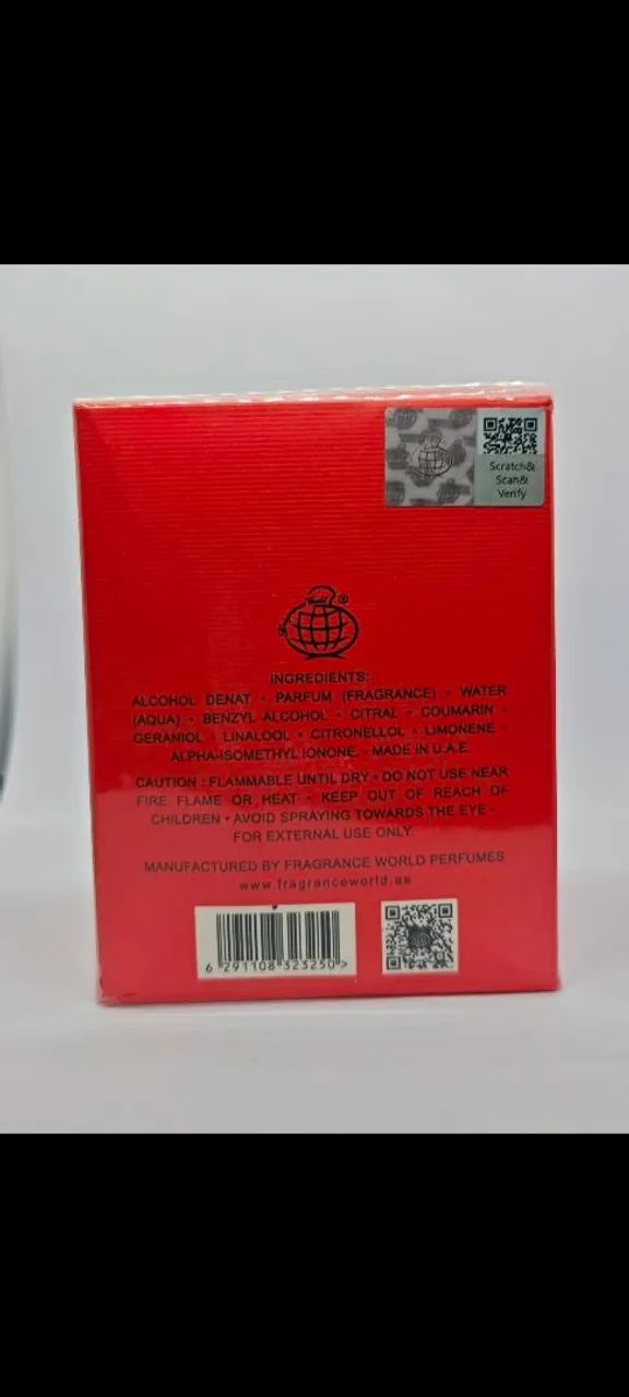 Perfume árabe Redriguez Rouge 100ml - Foto 3