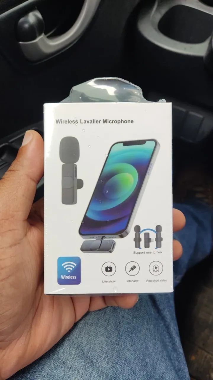 Microfone K9 Lapela Wireless 10 Unidades - Foto 5